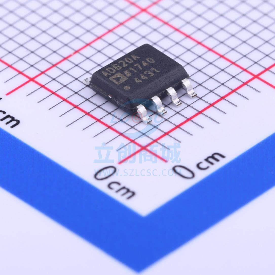仪表放大器 AD620ARZ-REEL SOIC-8_150mil ADI 全新原装进口