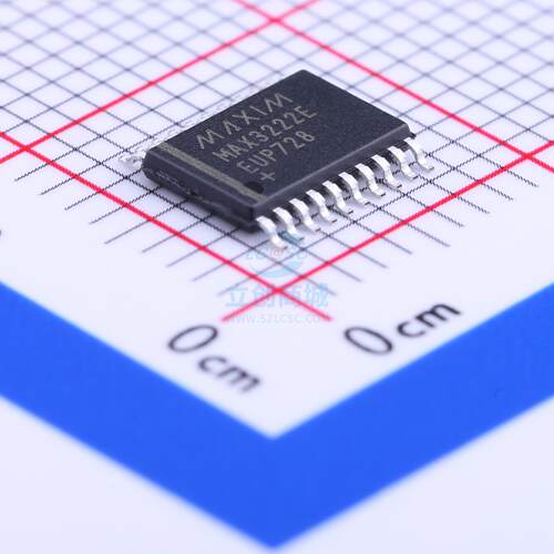 RS232芯片 MAX3222EEUP+T TSSOP-20 MAXIM 全新原装进口