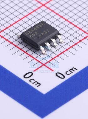 RS-485/RS-422芯片 MAX483ECSA+T SOIC-8 MAXIM 全新原装进口