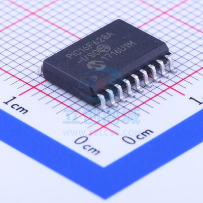 单片机(MCU/MPU/SOC) PIC16F628A-I/SO SOIC-18_300mil MIC 全新