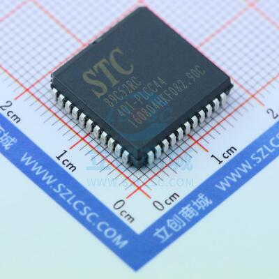 单片机(MCU/MPU/SOC) STC89C52RC-40I-PLCC44 PLCC-44 全新原装进