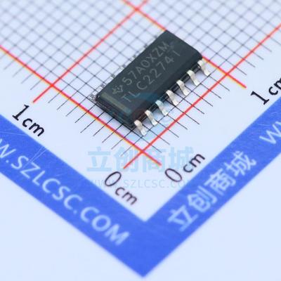 运算放大器 TLC2274IDR SOIC-14_150mil TI 全新原装进口