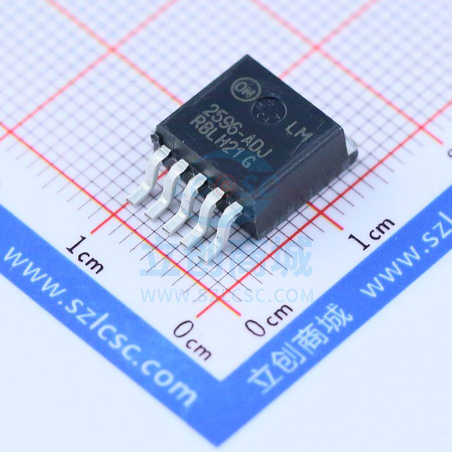 DC-DC电源芯片 LM2596DSADJG TO-263-5 onsemi(安森美)