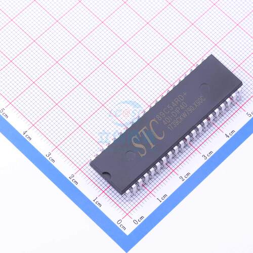 单片机(MCU/MPU/SOC) STC89C54RD+40I-PDIP40 DIP-40 全新原装进