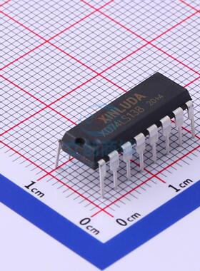 信号开关/编解码器/多路复用器 XD74LS138 DIP-16 XINLUDA(信路达