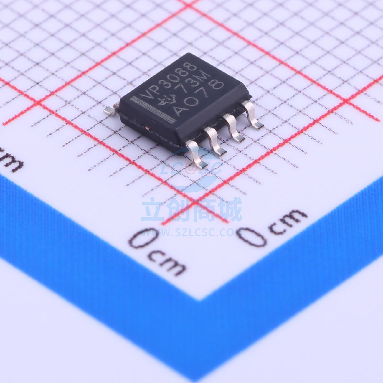 RS-485/RS-422芯片 SN65HVD3088EDR SOIC-8 TI 全新原装进口