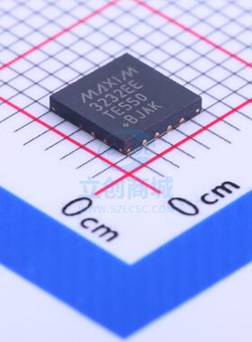 RS232芯片 MAX3232EETE+ TQFN-16 MAXIM 全新原装进口