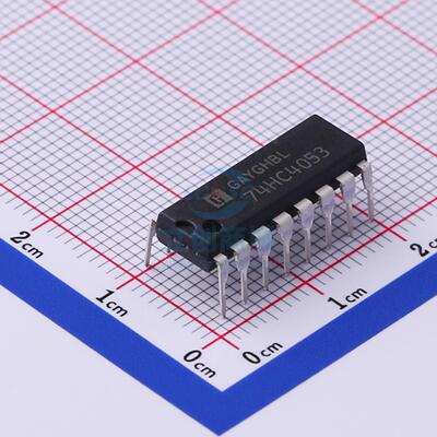 信号开关/编解码器/多路复用器 74HC4053N DIP-16 HGSEMI(华冠)