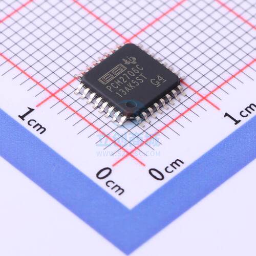 ADC/DAC-专用型 PCM2706CPJTR TQFP-32 TI 全新原装进口