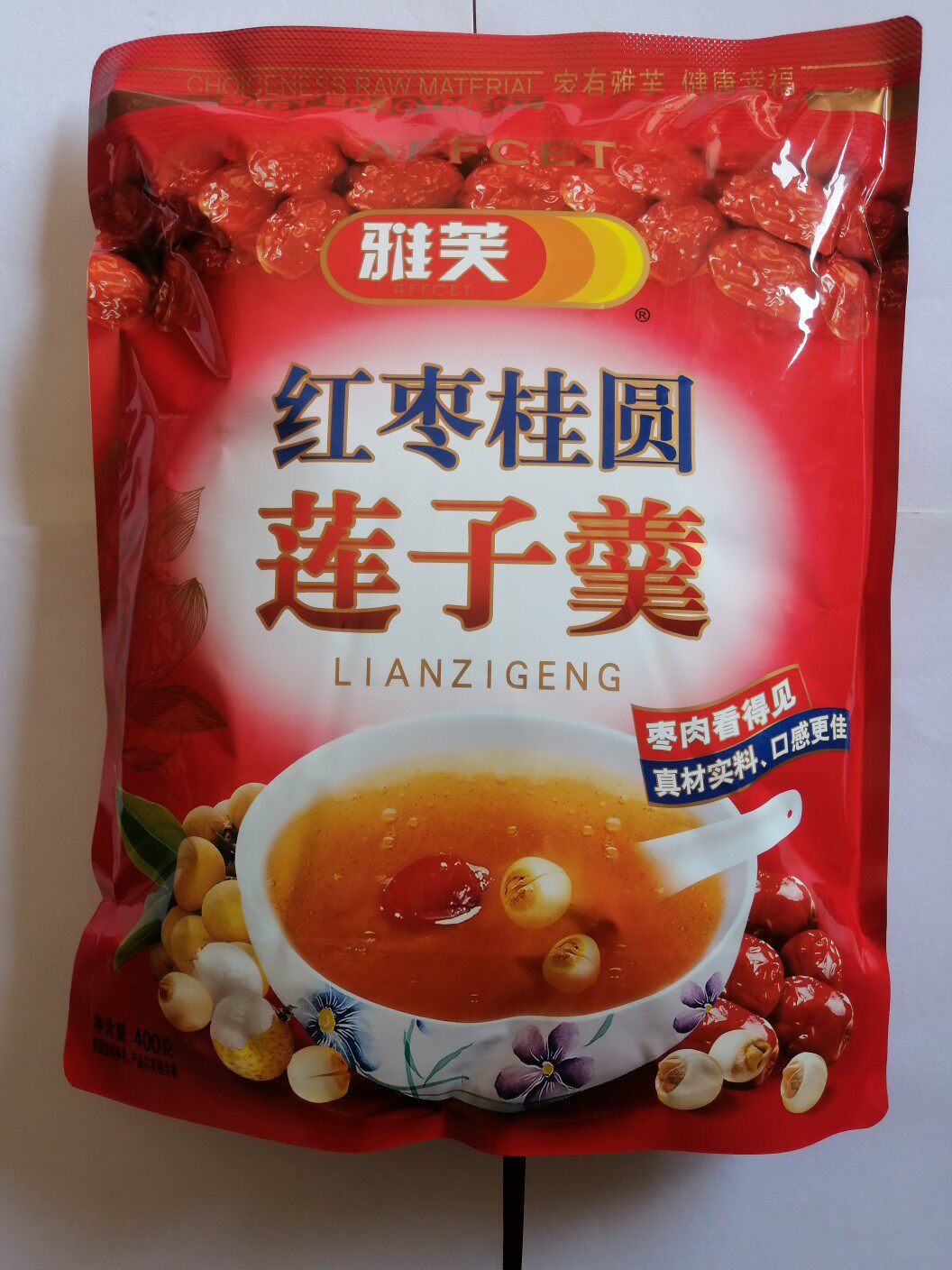 雅芙红枣桂圆莲子羹400g营养食品包邮