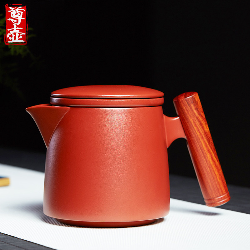 尊壶宜兴紫砂杯陶瓷泡茶盖杯男士功夫茶具