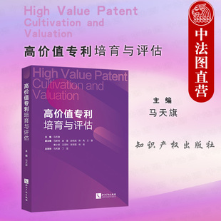 正版 2018版 高价值专利培育与评估 马天旗 高价值专利培育评估 专利战略价值维度 专利作价入股 专利侵权赔偿 知产 9787513054874