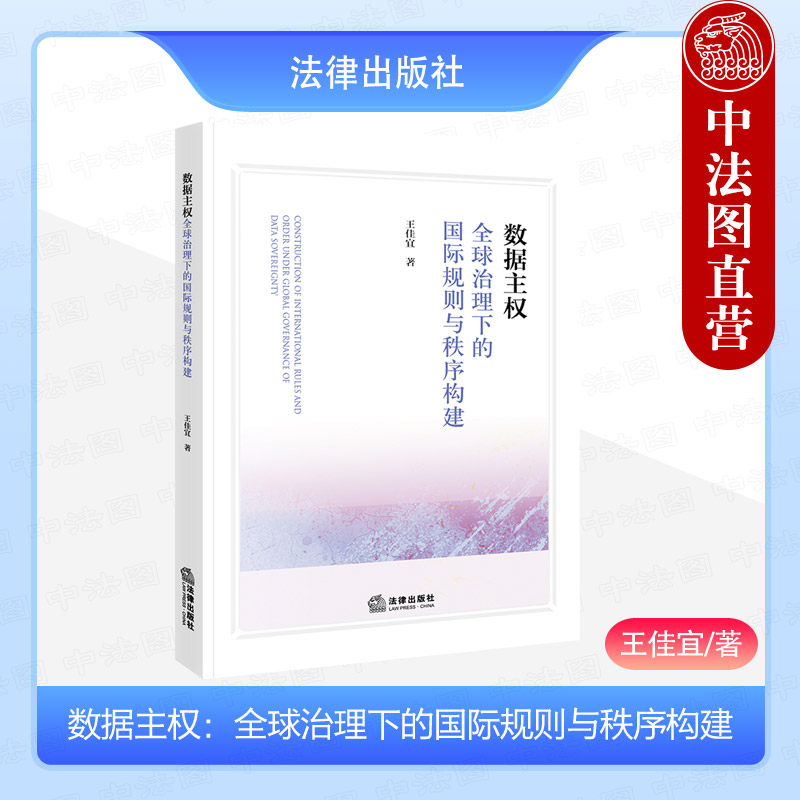 正版 数据主权 全球治理下的国际规则与秩序构建 王佳宜 法律出版社 国家数据安全治理 数据管理研究 国际法研究人员参考书