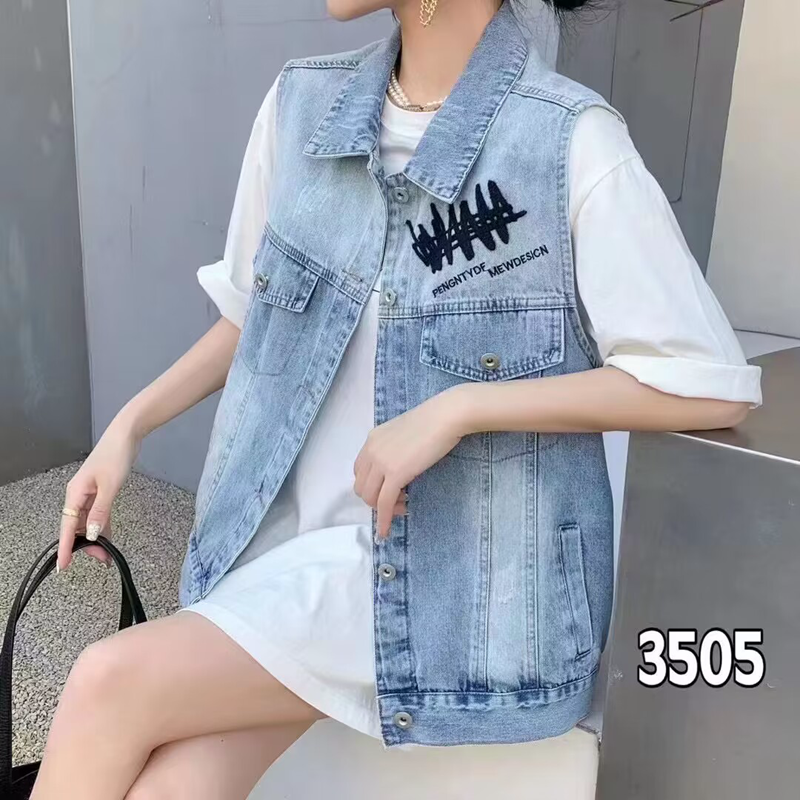 牛仔马甲女2025春秋款韩版宽松复古港风休闲炸街帅气百搭休闲外穿