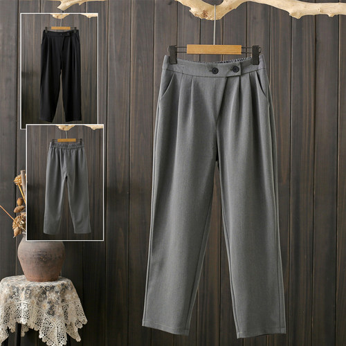 春夏大码200斤哈伦裤九分西装裤