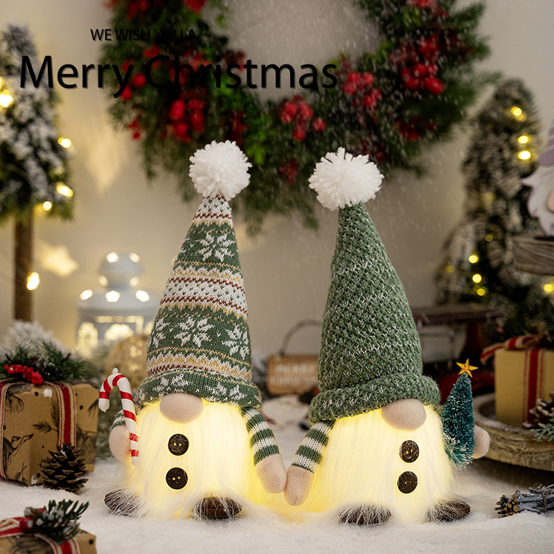 圣诞装饰品鲁道夫公仔橱窗摆件