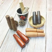 铲勺木柄花梨木榉木黄花梨木纯手工铲勺柄商用厨师酒店使用