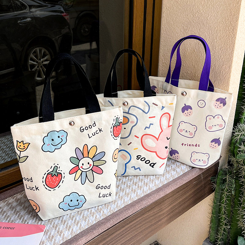 帆布手提包儿童生日伴手礼袋子卡通手拎包学生便当饭盒礼品袋女生,箱包皮具/热销女包/男包,马鞍包,淘宝优惠券,粉丝福利购,淘宝优惠卷