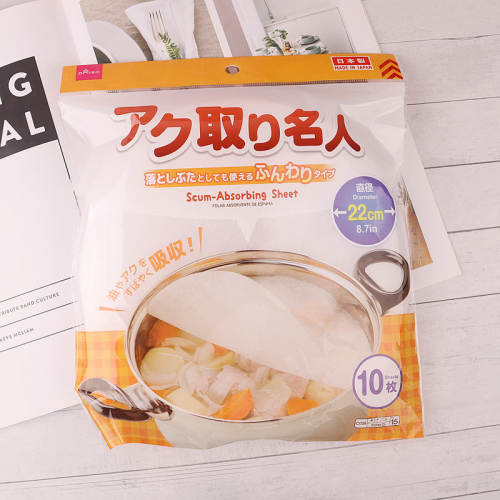 DAISO一次吸油纸厨房煲汤滤油纸