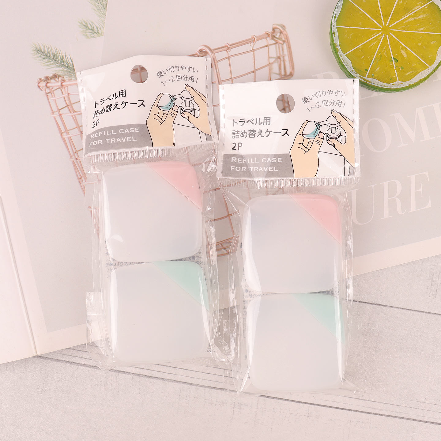 日本本土旅行分装瓶15毫升2个便携乳液分装容器空瓶小号瓶子飞机