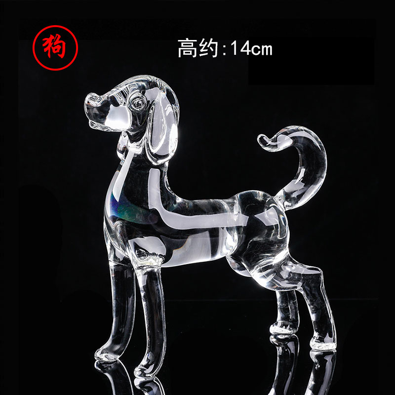 生肖鼠狗招财吉祥物家居装饰摆件