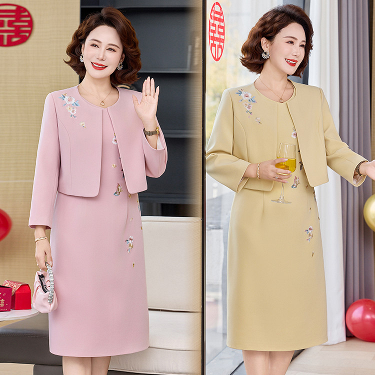 2026婚宴妈妈装高贵端庄两件套