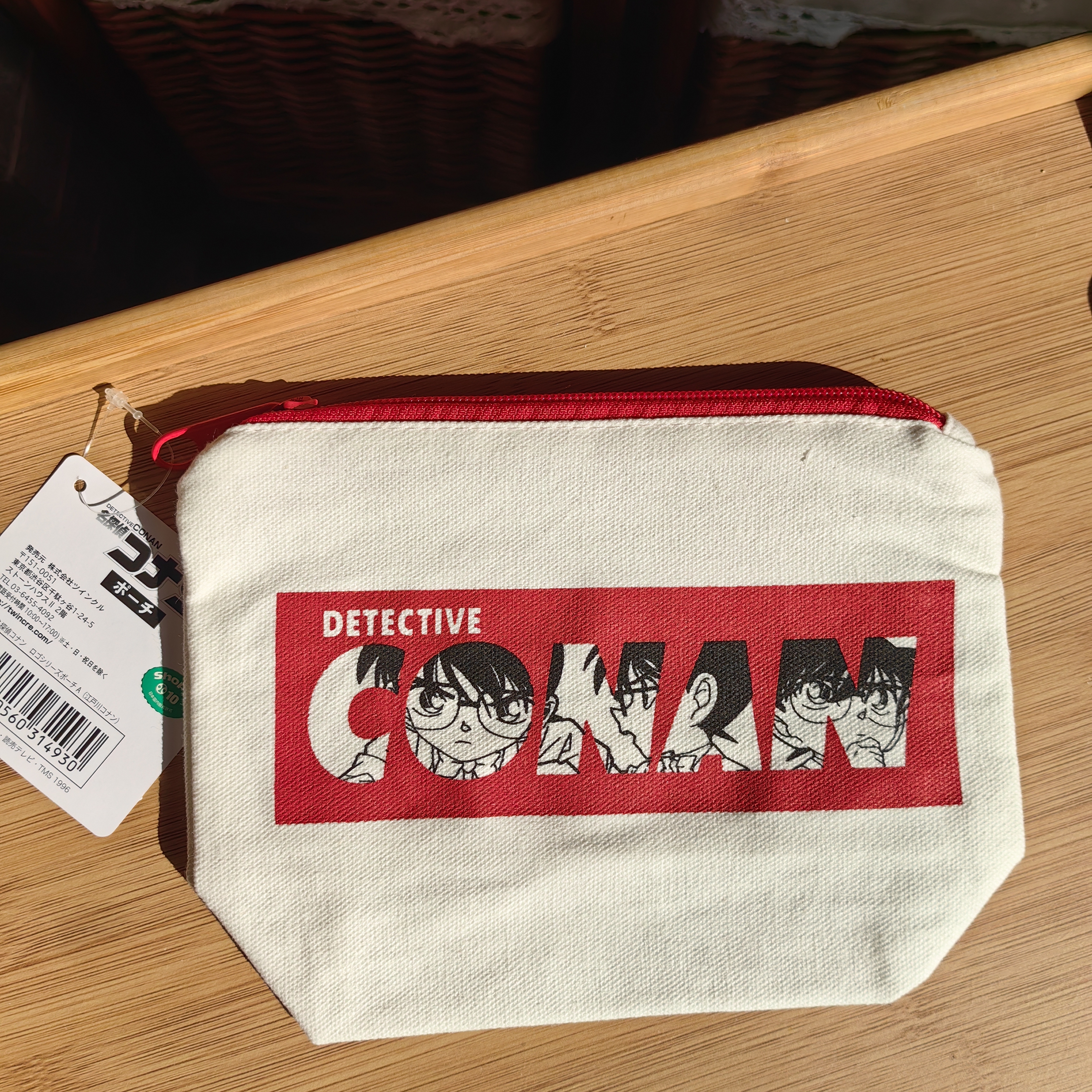 【包邮】【日本正版】名侦探柯南正版周边帆布包零钱包笔袋
