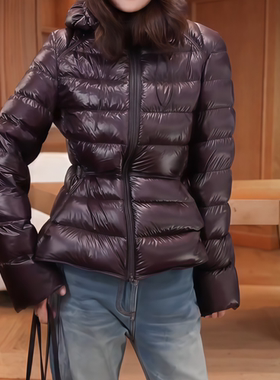 连帽日常保暖时尚羽绒服外套女