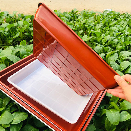 正方形花盆托盘接水盘加厚底座底盘大号特大号塑料防漏水方形花托