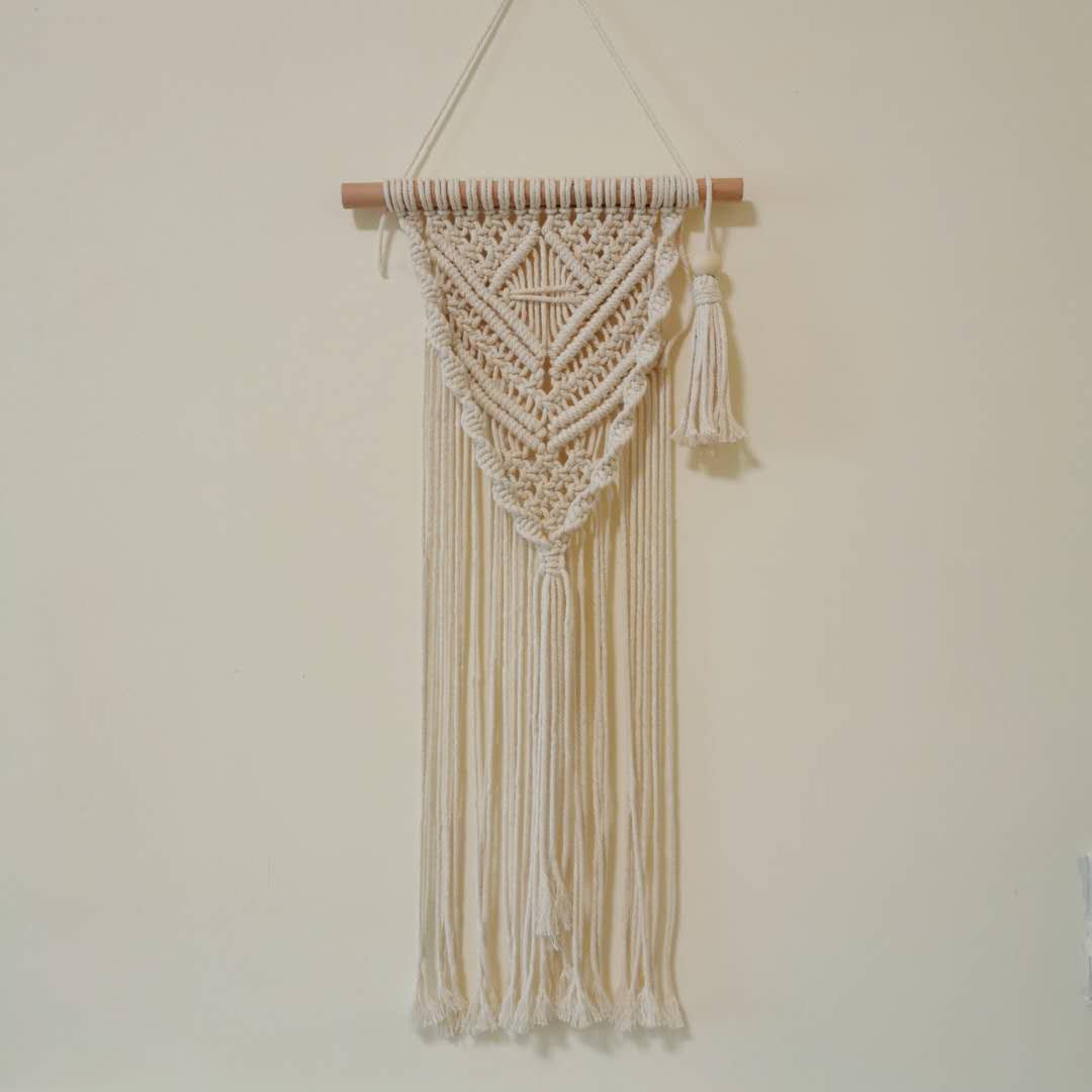 diy挂毯编织北欧卧室棉绳材料