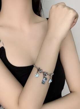 塔罗秘境复古做旧塔罗牌海星鱼尾手链小众独特设计高级感手链