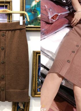 Half modern 女童可亲子 棕驼 针织包裙 98026 183元