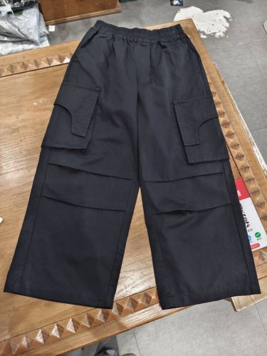 秋季新品 男童女童 黑色 长裤直筒裤工装裤 319元