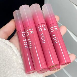 intoyou水雾唇釉开盖凝雾女主角空气椰子云感糖浆em05 w01罐装唇
