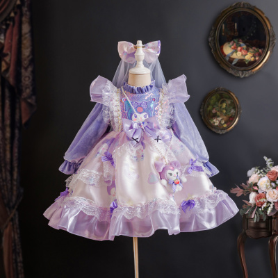 库洛米儿童洛丽塔公主裙礼服裙子