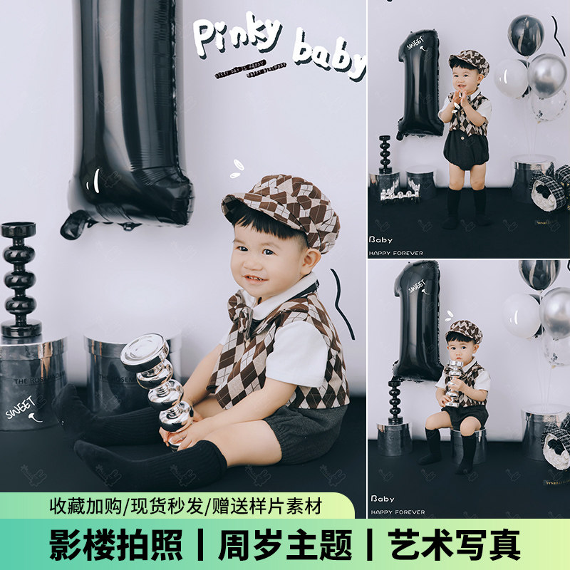 儿童摄影服装生日周岁照