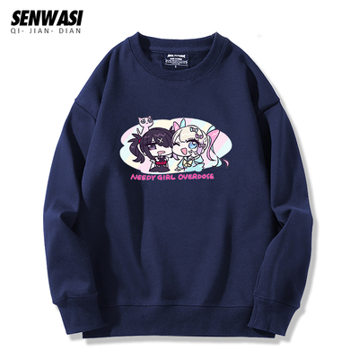 Steam电玩游戏主播女孩重度依赖cos糖糖超天酱周边卫衣宽松上衣服