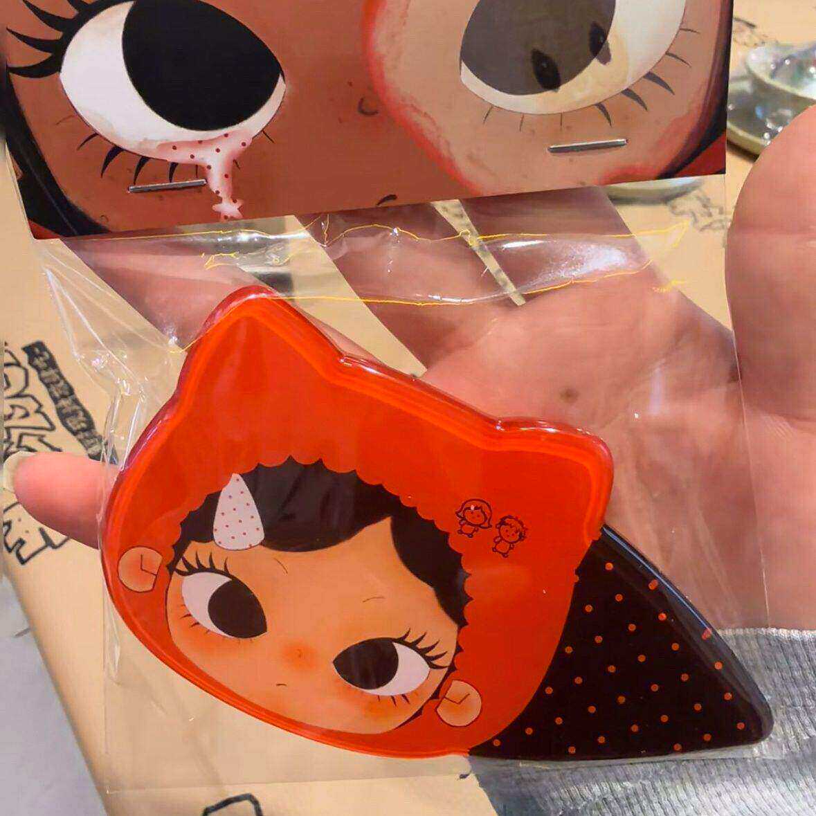 恰好是小满同款鸭嘴夹卡通可爱发夹刘海夹少女心亚克力发卡发饰图片