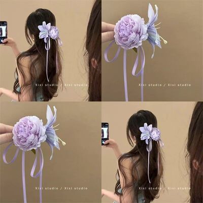 2025春夏可露丽风气质飘带花朵