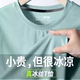 夏季 t恤男士 薄款 冰丝网眼短袖 上衣服宽松休闲体恤打底衫 圆领半袖