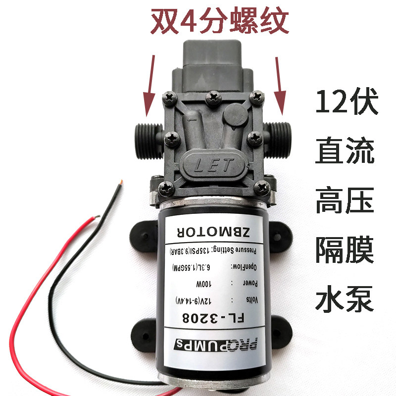 高压水泵12伏24V48伏刹车机油泵