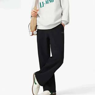 Li Ning/李宁 运动生活系列吸汗直筒中腰有弹力运动长裤AKLW325