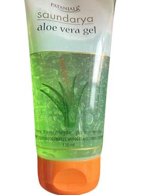 印度帕坦伽利芦荟150ml清爽保湿滋润补水patanjali aloevera gel