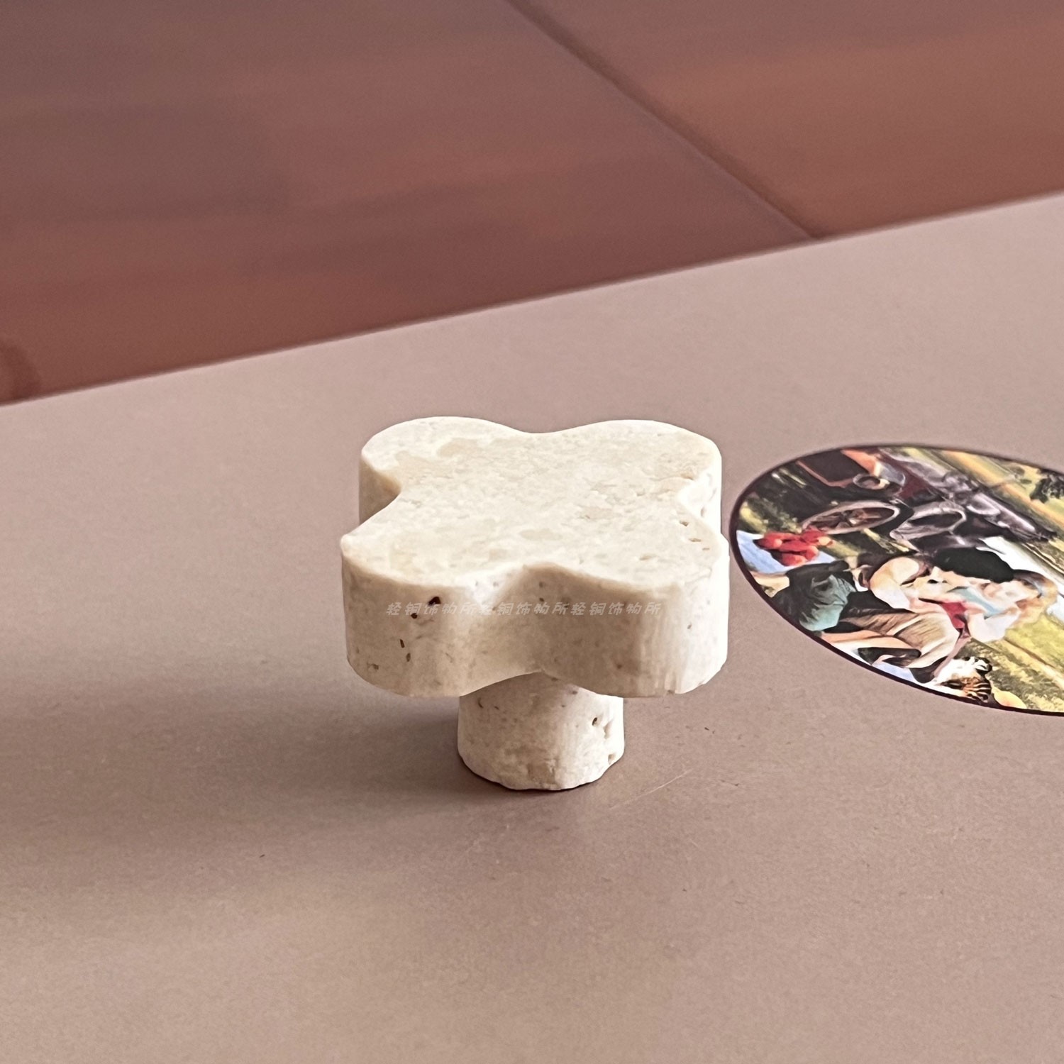 法式轻奢抽屉衣柜橱天然大理石小拉手高级别墅创意大户型装饰把手