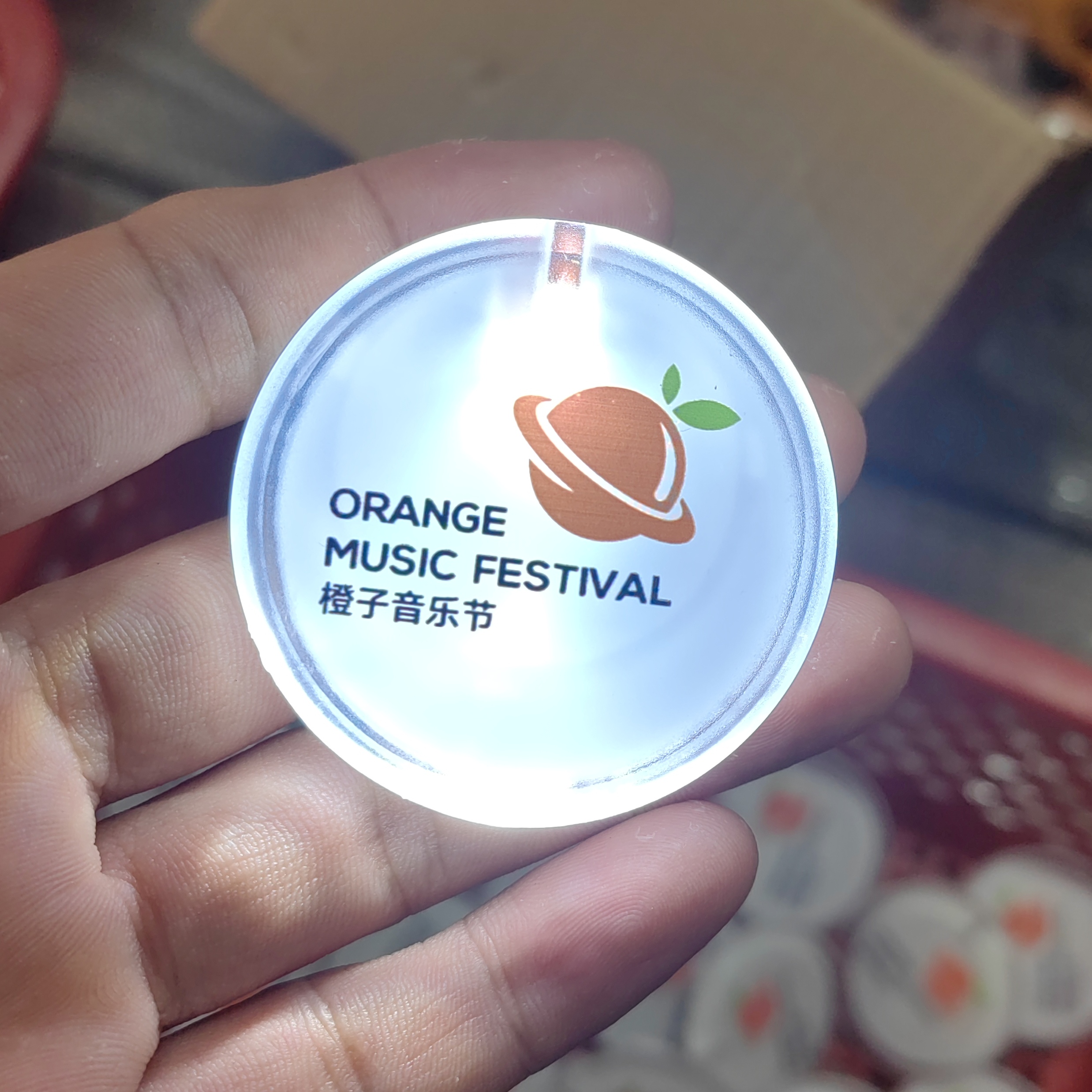 发光胸牌定做夜光徽章酒吧派对