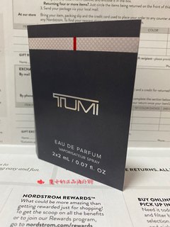 现货包邮 TUMI首款香水AWAKEN/UNWIND 男士唤醒试管香水双支装2ML