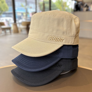 潮流百搭平顶帽男士后封口户外遮阳休闲棒球帽旅游骑车帽子鸭舌帽