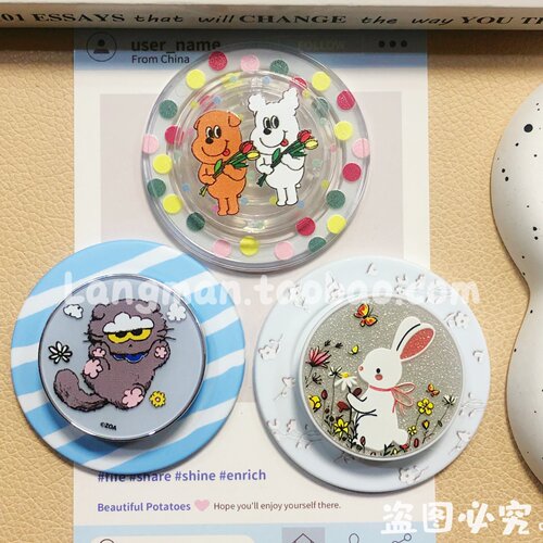 加菲猫兔磁吸强力手机支架背贴
