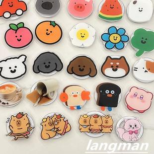 小众ins风多元化适用magsafe气囊磁吸手机支架可伸缩旋转便携情侣