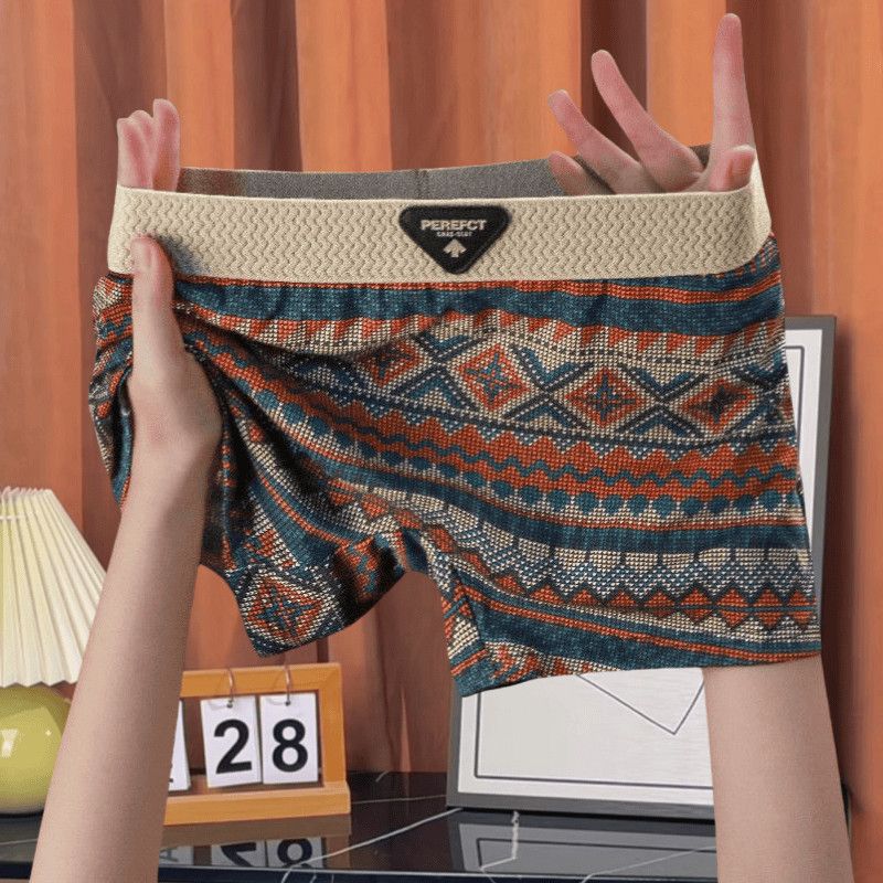 【三条装】薄款女士新款运动印花纯棉青年秋季裤适中透气无痕内裤